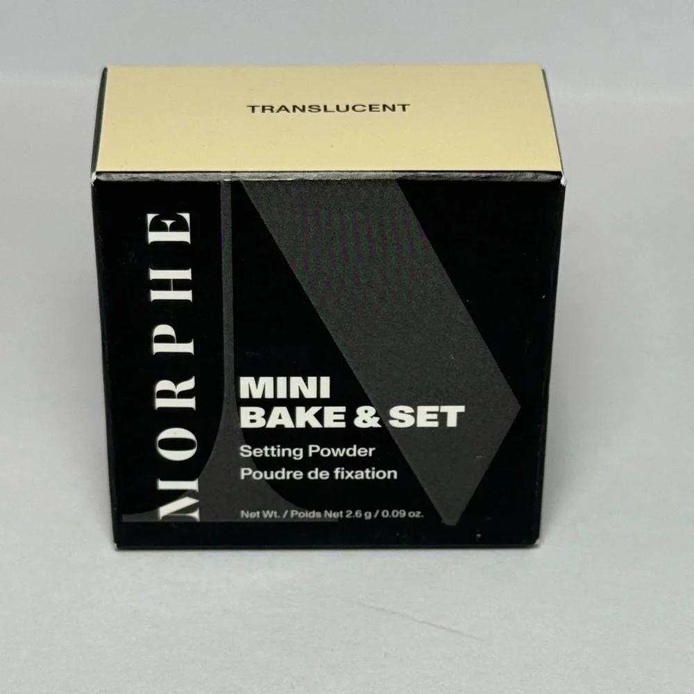 Morphe Translucent Mini Bake & Set Setting Powder NWT